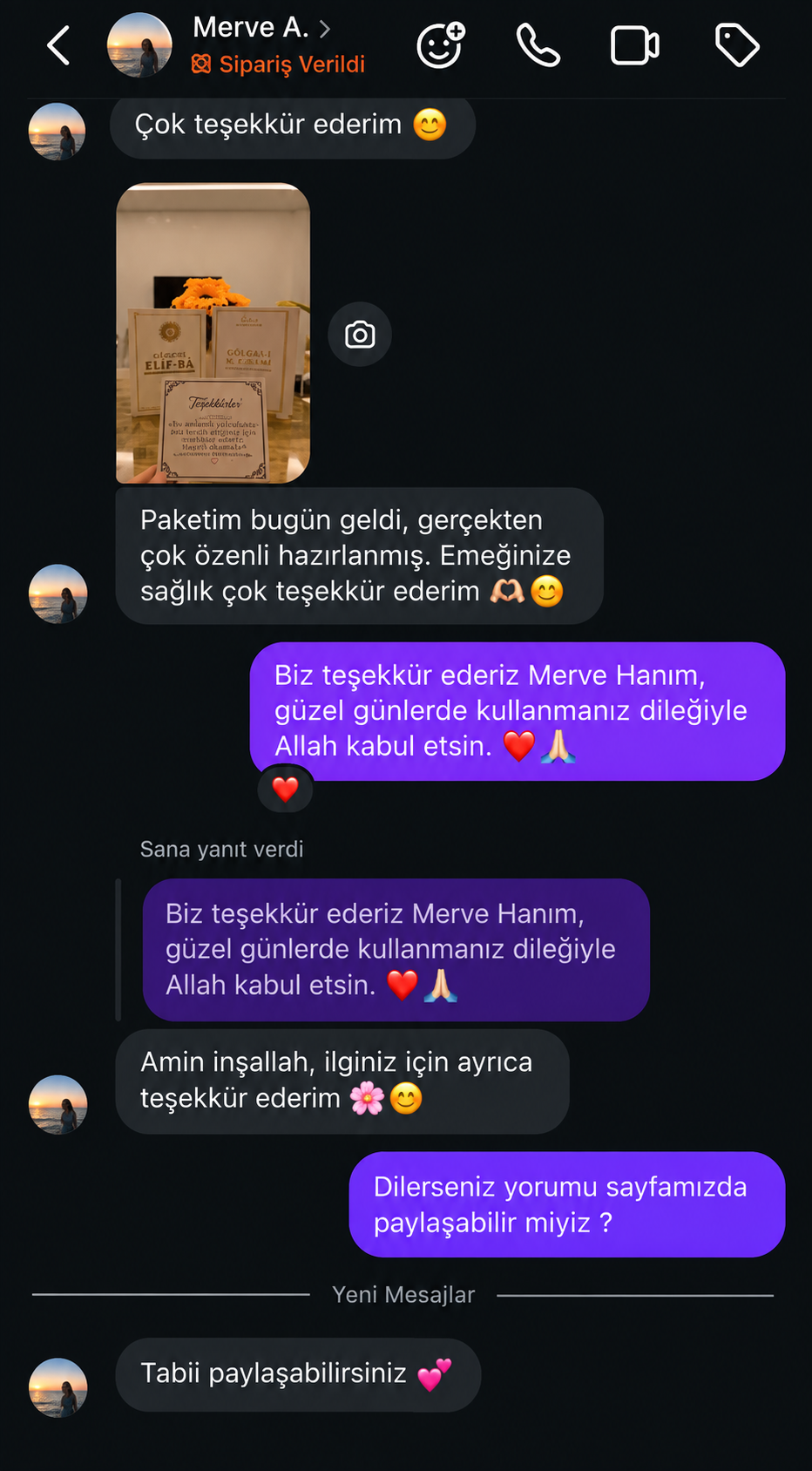 Gölgeli Kur’an-ı Kerim paylaşımı
